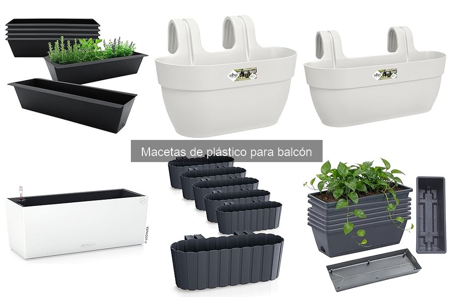 Mejores lugares para comprar macetas de plástico para balcón