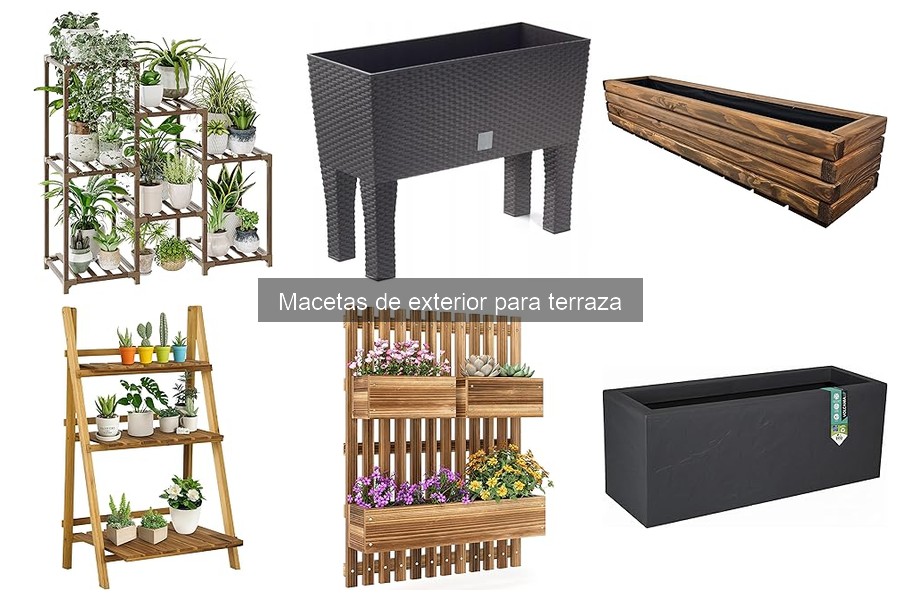 Mejores macetas de exterior para balcones pequeños