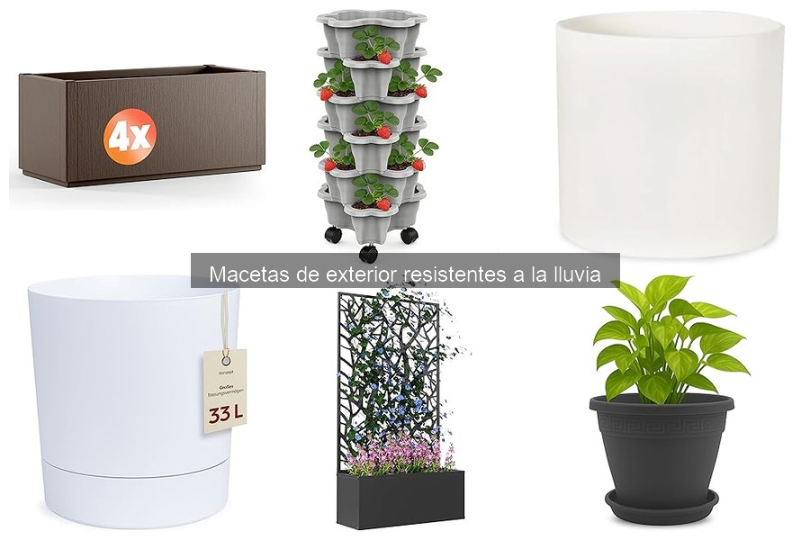 Mejores macetas de exterior resistentes a la lluvia en 2023