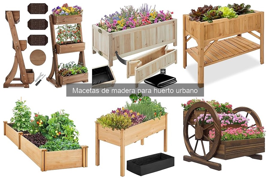 Mejores Macetas de Madera para Huertos Urbanos 2023