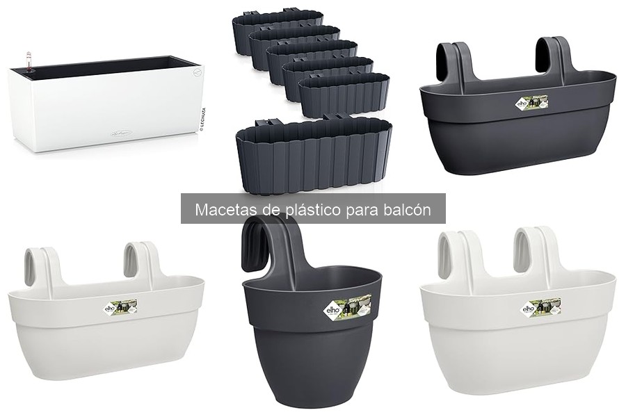 Mejores macetas de plástico para balcón: comparativa 2023