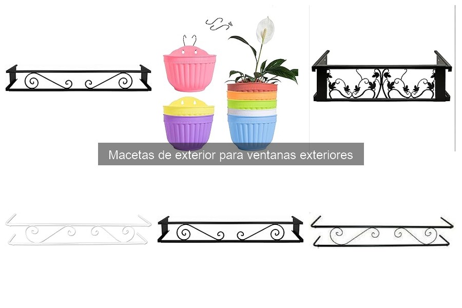 Mejores macetas para ventanas exteriores: tipos y estilos