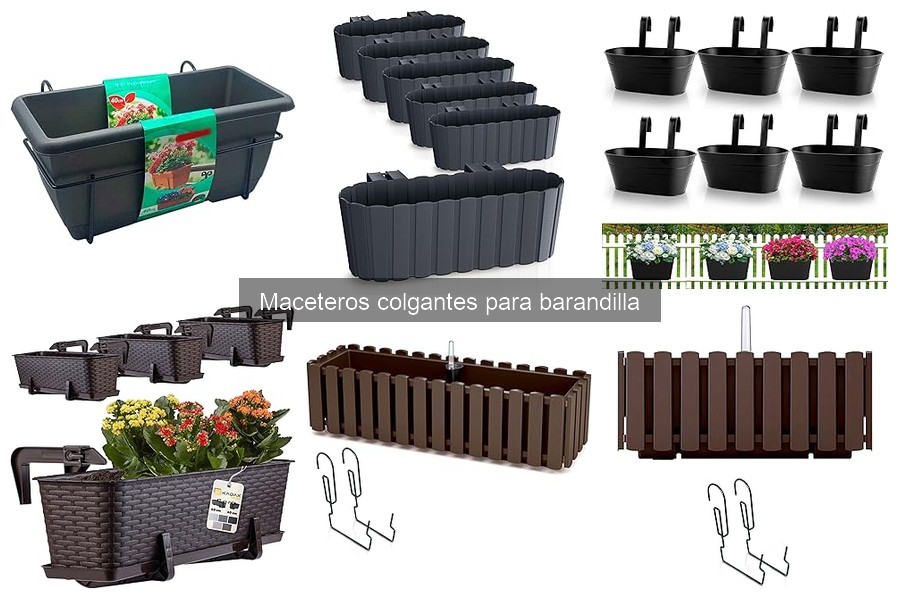 Mejores maceteros colgantes para barandilla en 2023