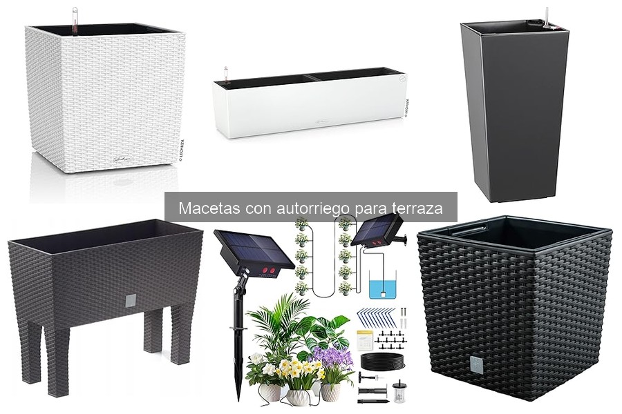 Mejores marcas de macetas con autorriego para terraza