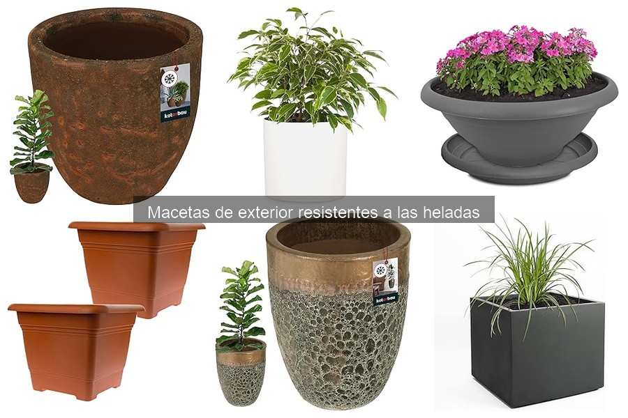 Mejores marcas de macetas de exterior resistentes a heladas