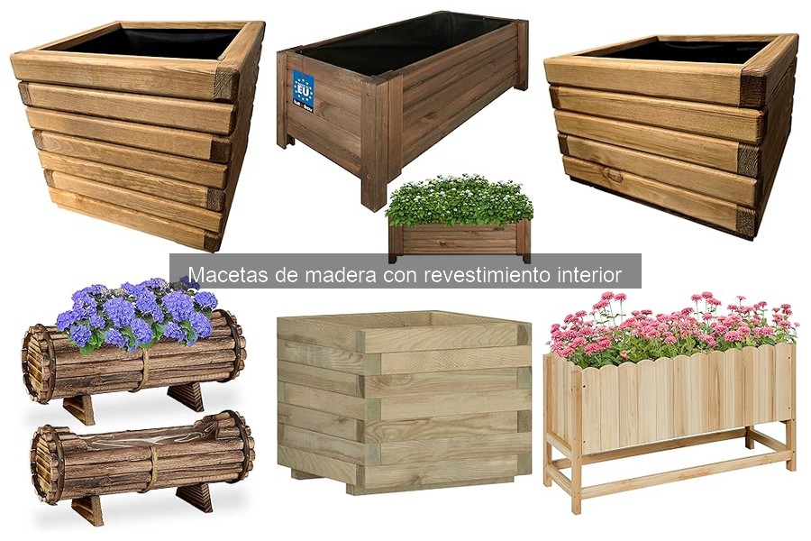 Mejores marcas de macetas de madera con revestimiento interior