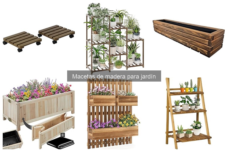 Mejores marcas de macetas de madera para jardín comparativa