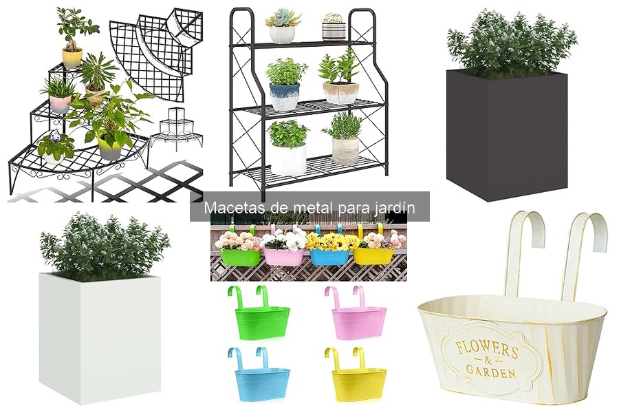 Mejores marcas de macetas de metal para jardín