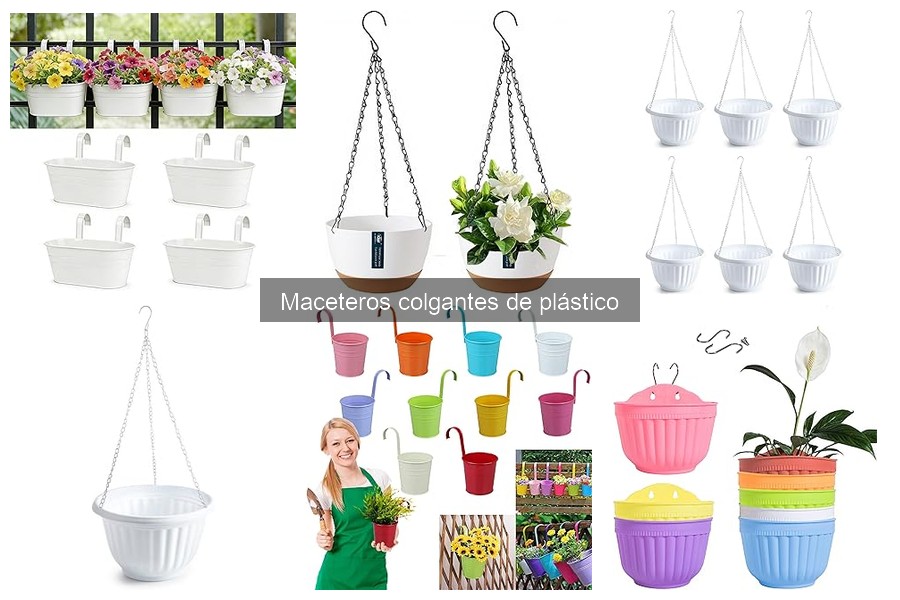 Mejores marcas de maceteros colgantes de plástico