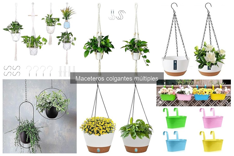 Mejores marcas de maceteros colgantes múltiples en Amazon