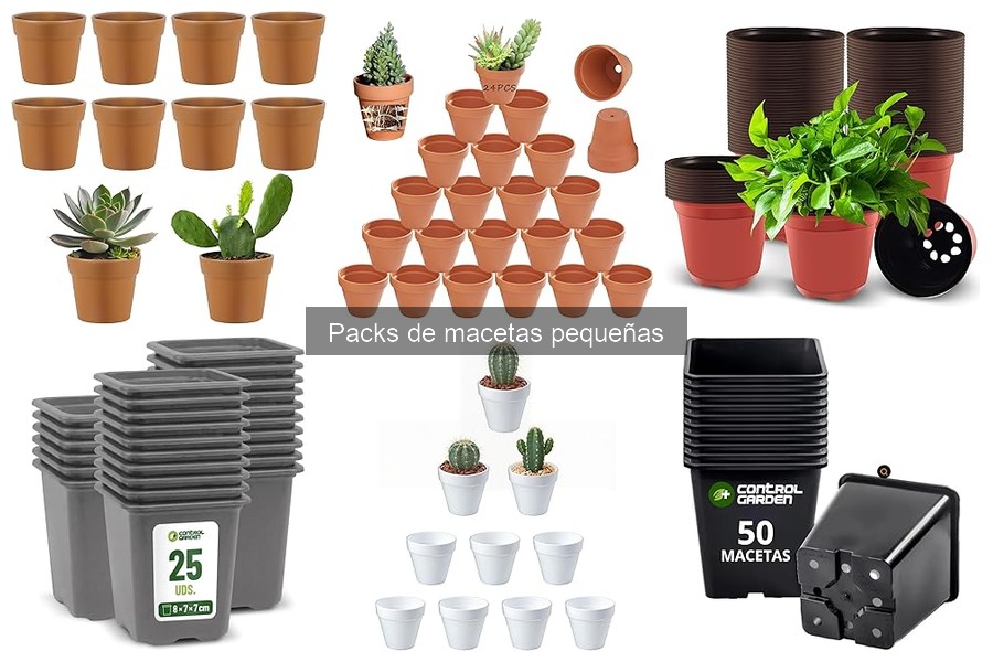 Mejores Packs de Macetas Pequeñas para Exteriores
