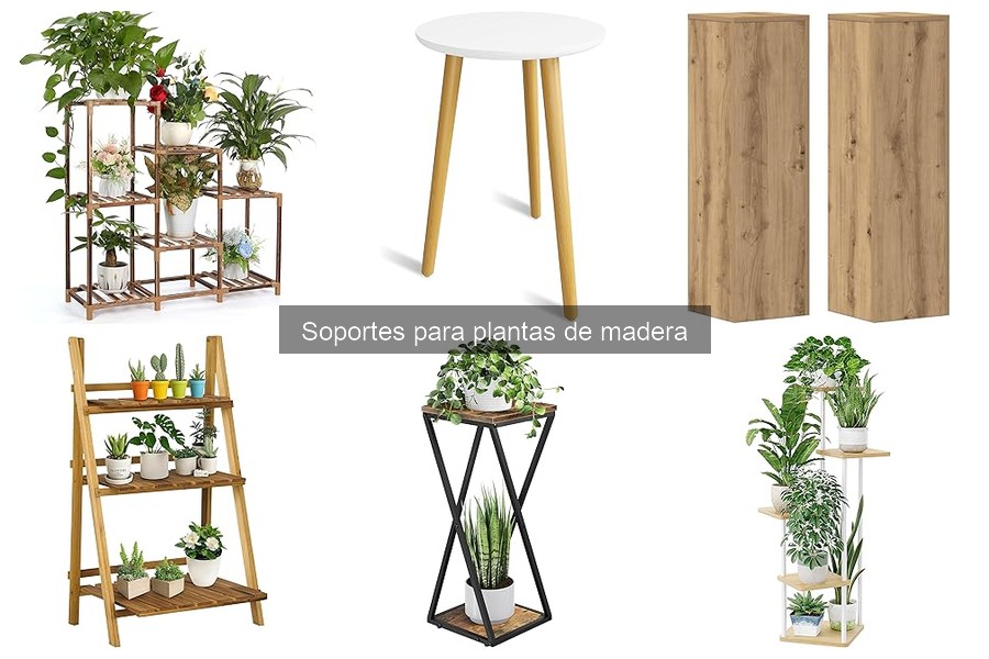 Mejores soportes para plantas de madera para exteriores