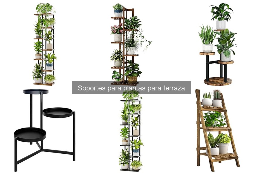 Mejores soportes para plantas en terrazas pequeñas