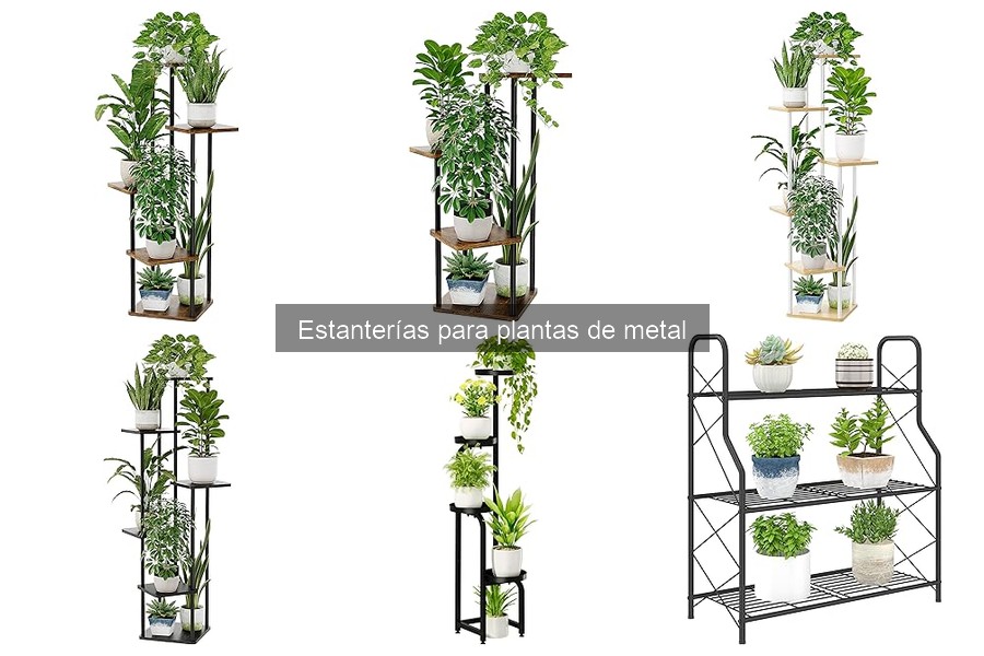 Mejores tiendas para comprar estanterías de metal para plantas
