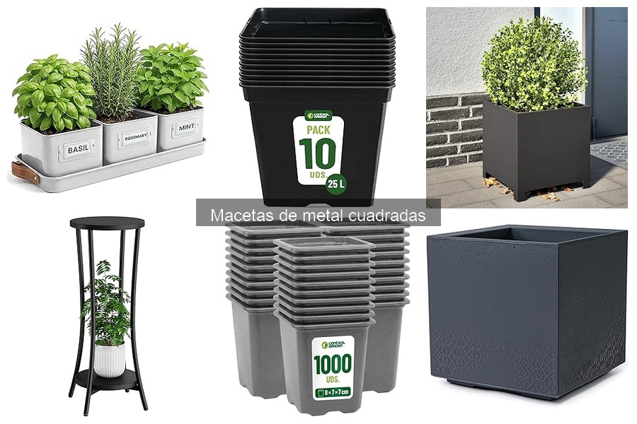 Ofertas y precios de macetas de metal cuadradas en 2023