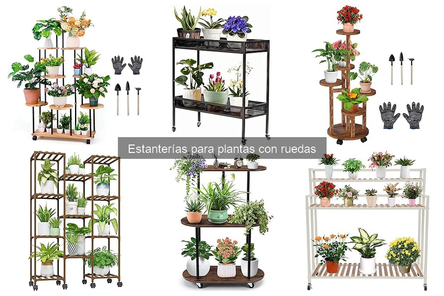 Opiniones sobre estanterías para plantas con ruedas