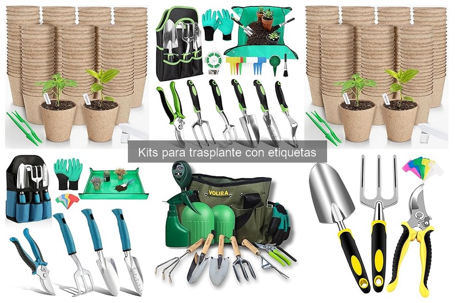 Opiniones sobre Kits de Trasplante con Etiquetas para Jardín