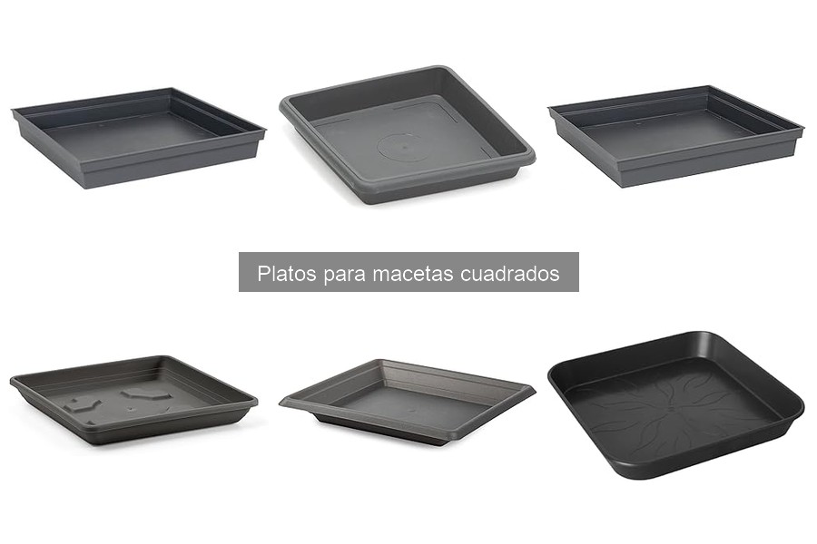 Opiniones sobre platos para macetas cuadrados más populares