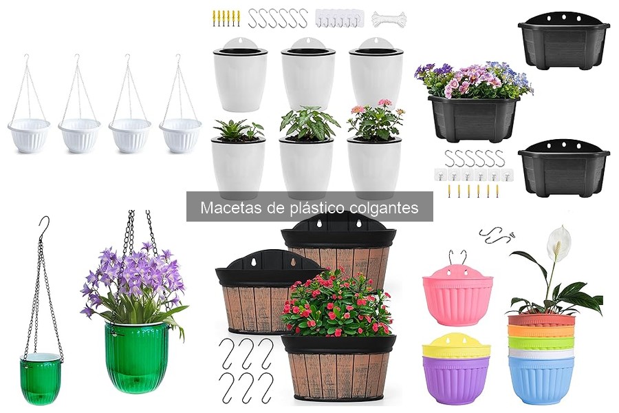 ¿Por qué elegir macetas de plástico colgantes para plantas?