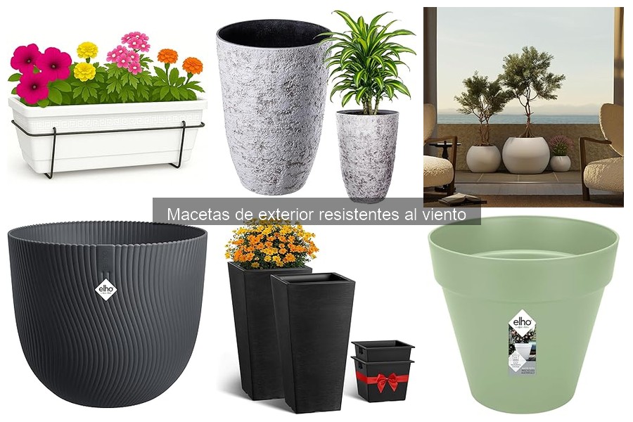 Precios de macetas de exterior resistentes al viento
