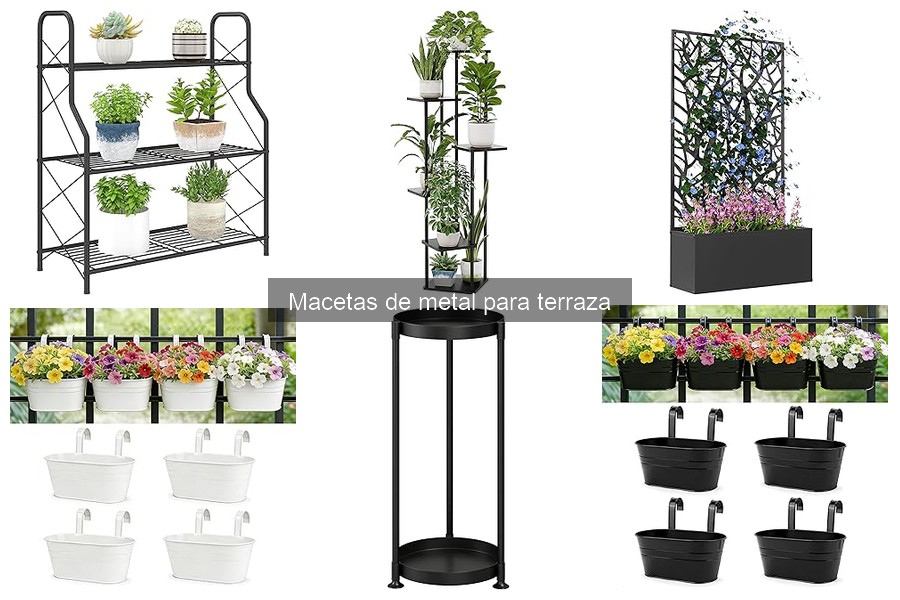Precios de macetas de metal para terraza: Análisis y mejores ofertas
