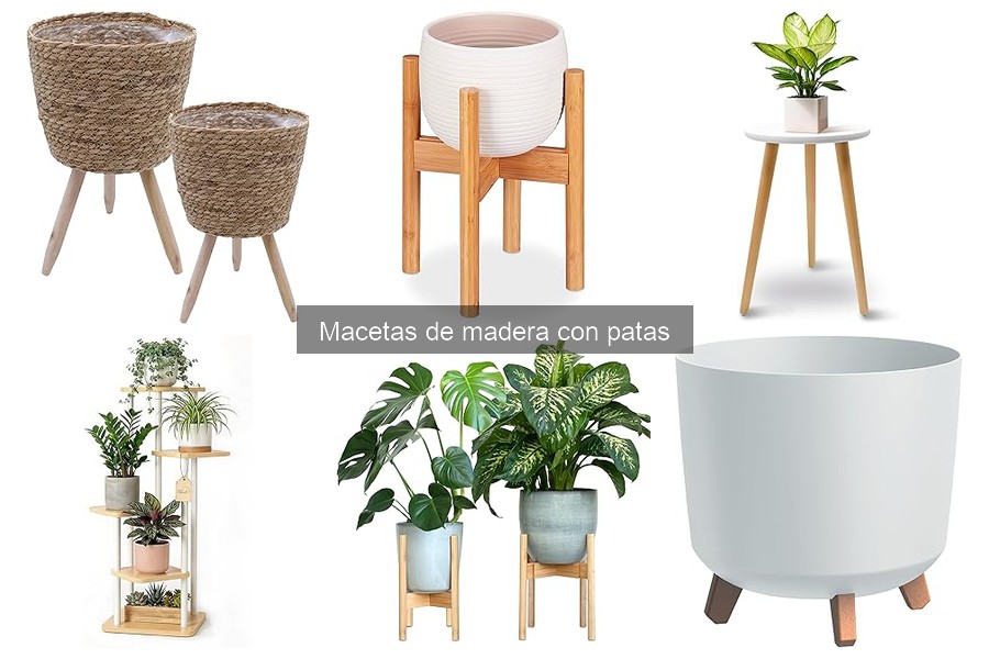Problemas comunes con macetas de madera con patas y soluciones