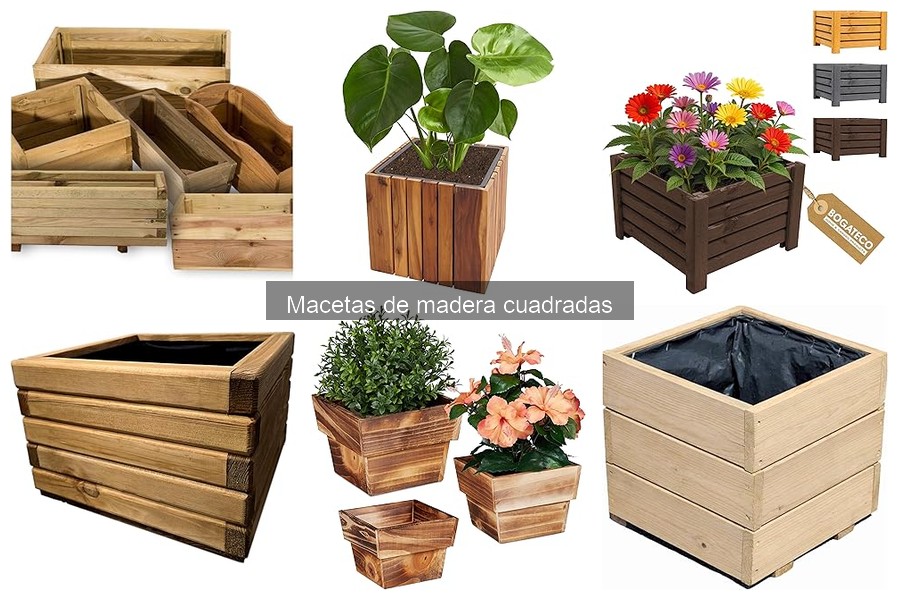 Problemas comunes con macetas de madera cuadradas