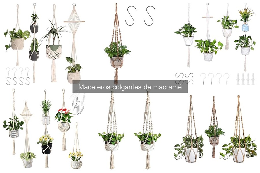 Problemas comunes con maceteros colgantes de macramé y soluciones