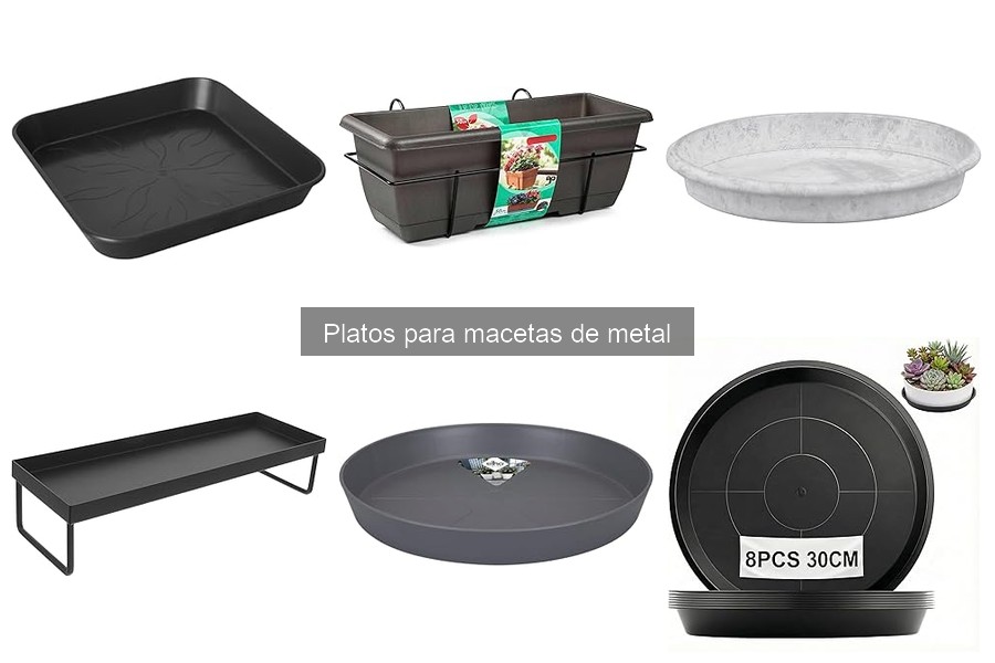 Problemas comunes con platos para macetas de metal