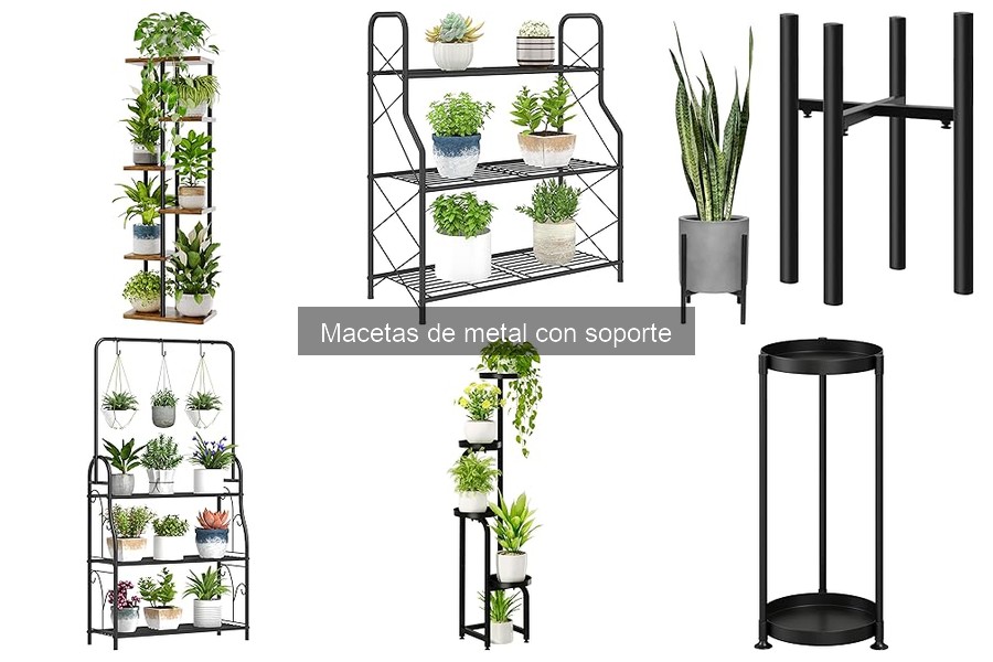 Problemas comunes de macetas de metal con soporte y soluciones