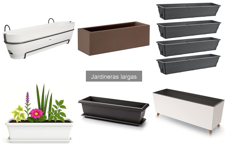 Qué son las jardineras largas: características y usos