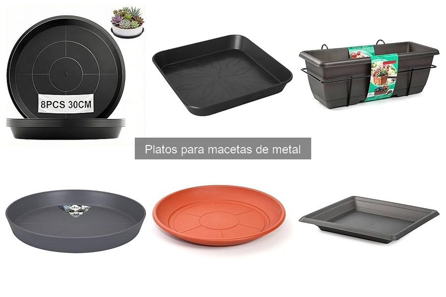 ¿Qué son los platos para macetas de metal? Ventajas y usos