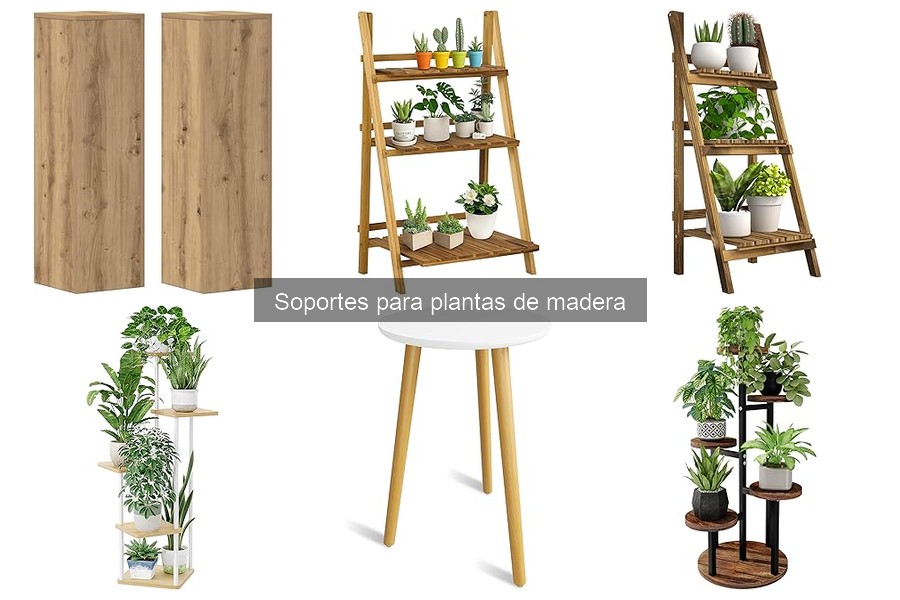 ¿Son sostenibles los soportes para plantas de madera?