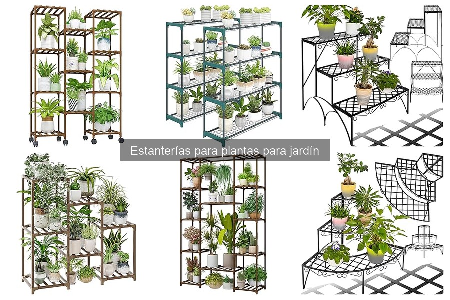 Tipos de estanterías para plantas: diseños y materiales