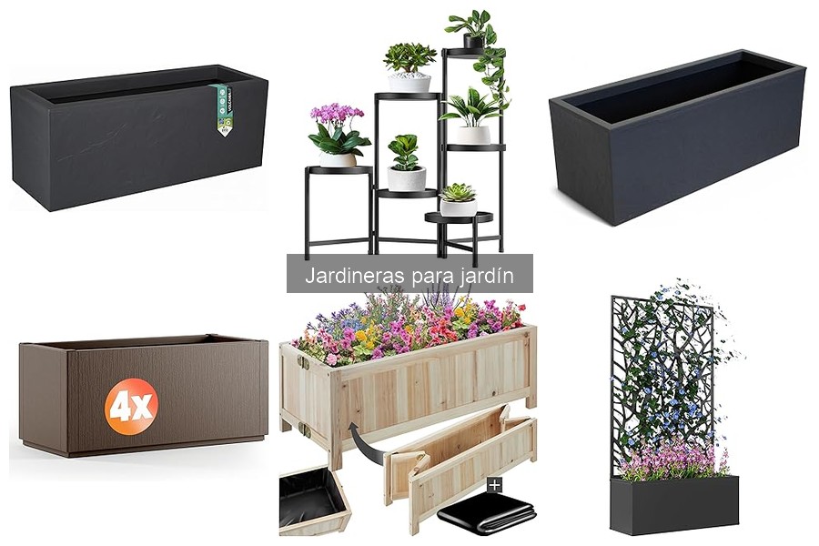 Tipos de jardineras para jardín: materiales y estilos ideales