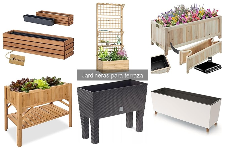 Tipos de jardineras para terraza: materiales y estilos