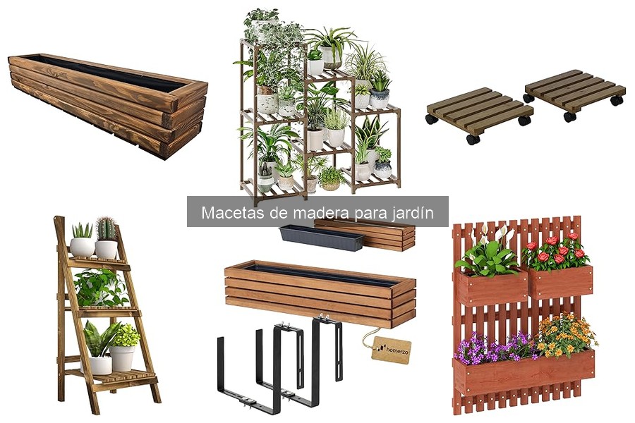 Tipos de macetas de madera para jardín: guía completa