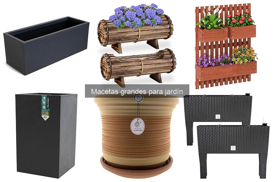 Tipos de macetas grandes para jardín: Guía completa
