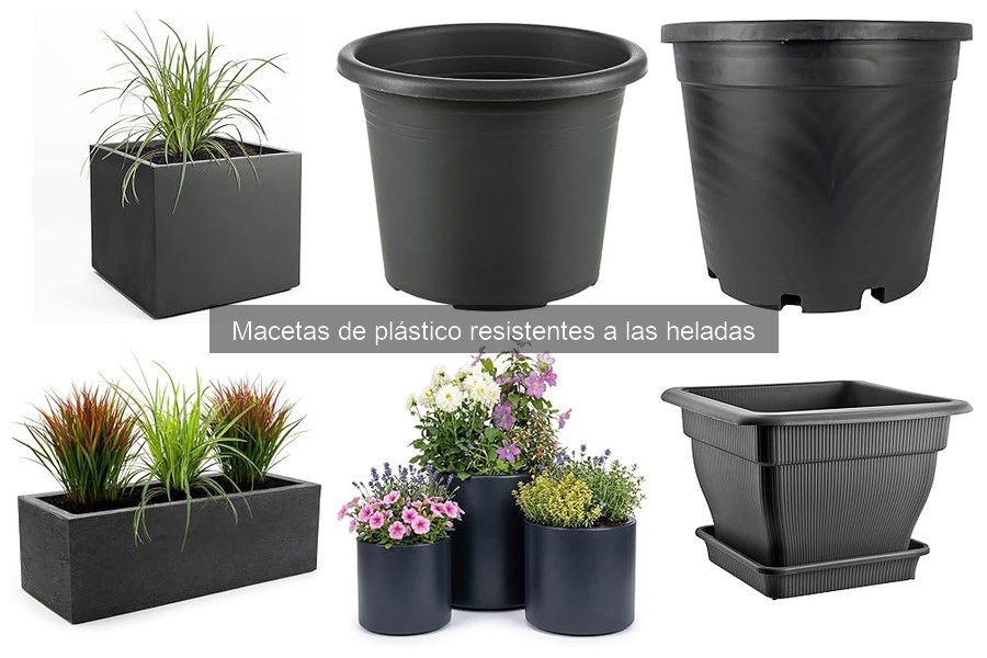 Tips para usar macetas de plástico resistentes a las heladas