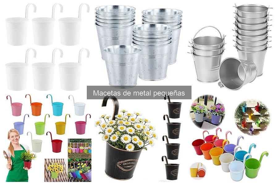 Ventajas de las macetas de metal pequeñas para interiores