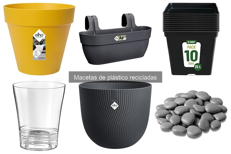 Ventajas de las macetas de plástico recicladas para tus plantas