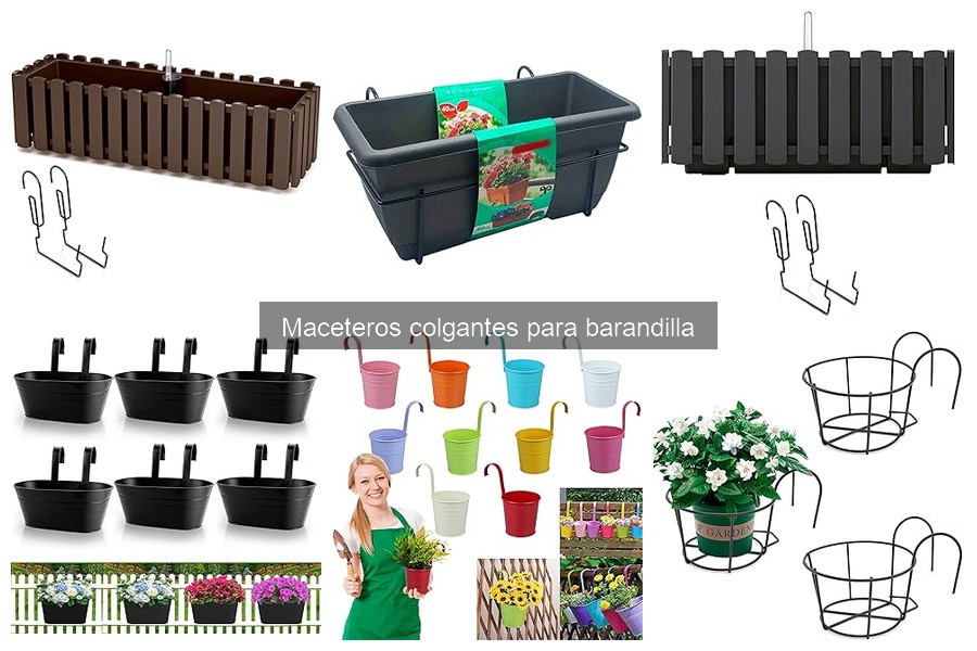 Ventajas de los maceteros colgantes para barandillas