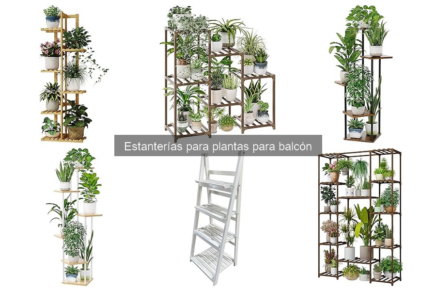 Ventajas de usar estanterías para plantas en balcones