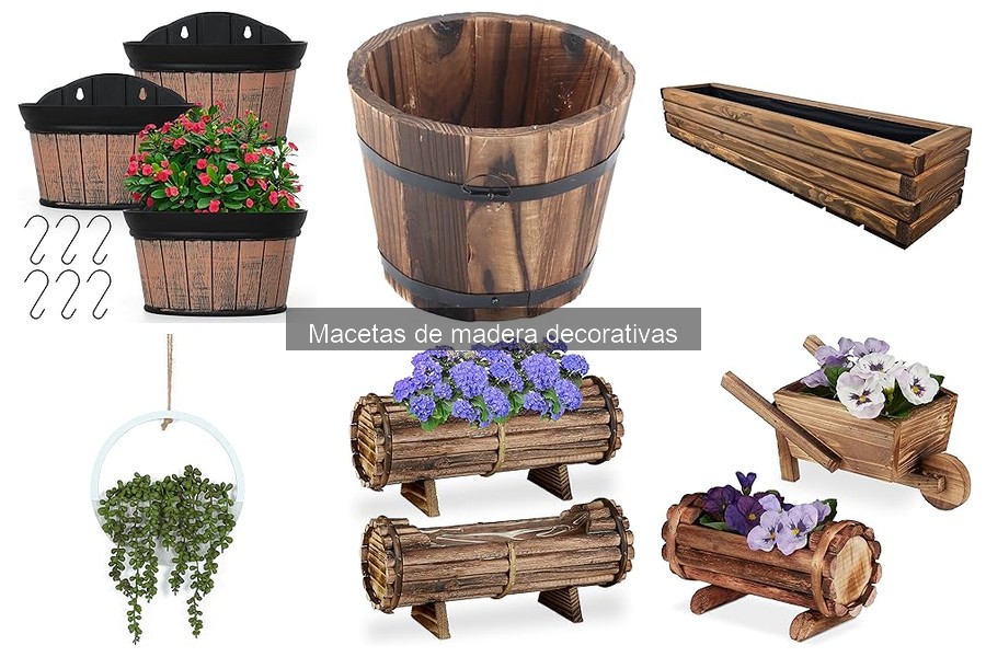 Ventajas de Usar Macetas de Madera Decorativas en Jardines