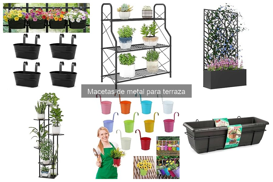 Ventajas de usar macetas de metal para tu terraza