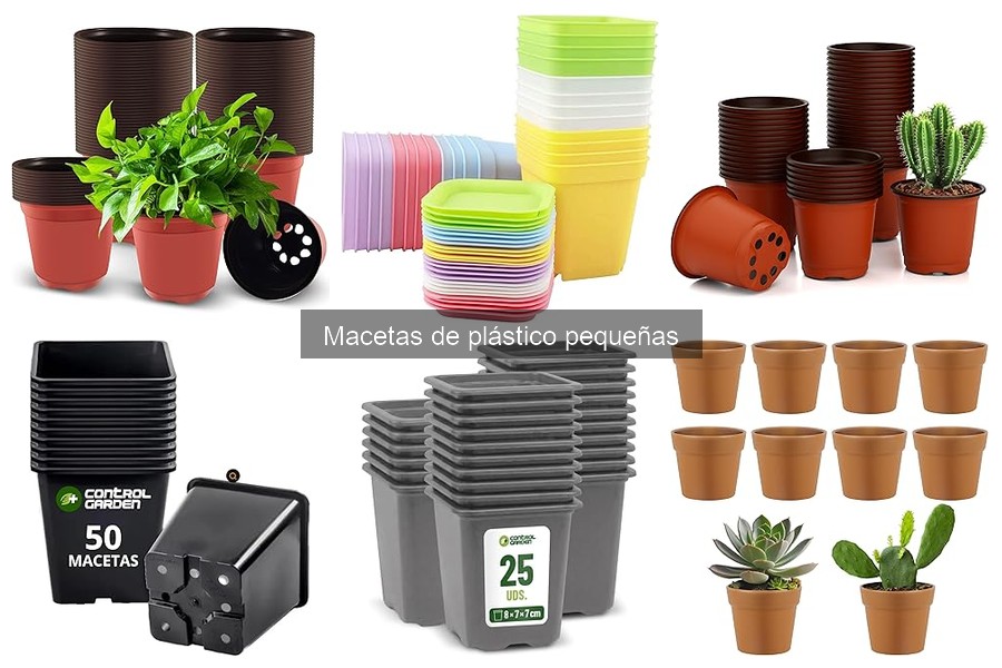 Ventajas de usar macetas de plástico pequeñas para exteriores