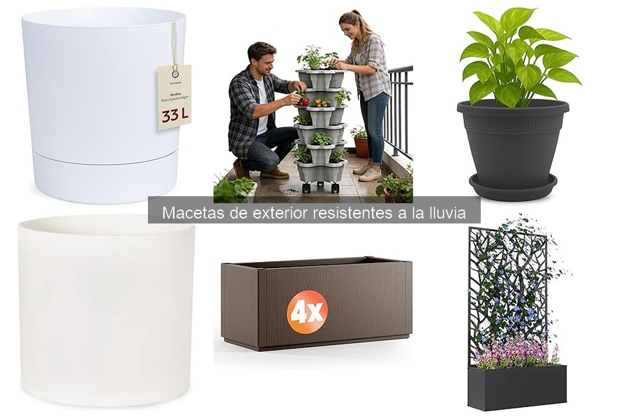 Ventajas de usar macetas resistentes a la lluvia para tus plantas
