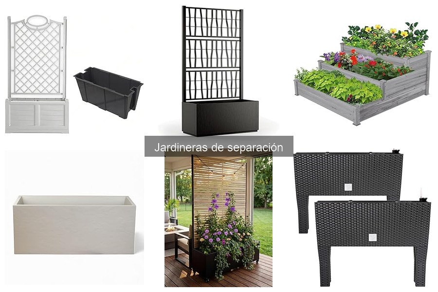 Ventajas y desventajas de las jardineras de separación