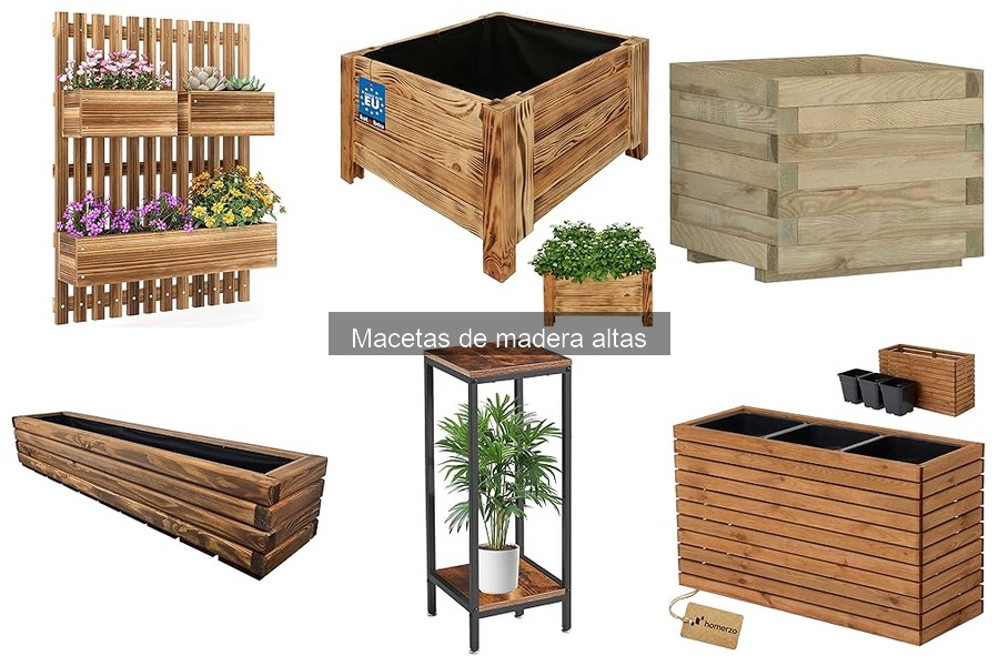 Ventajas y desventajas de las macetas de madera altas