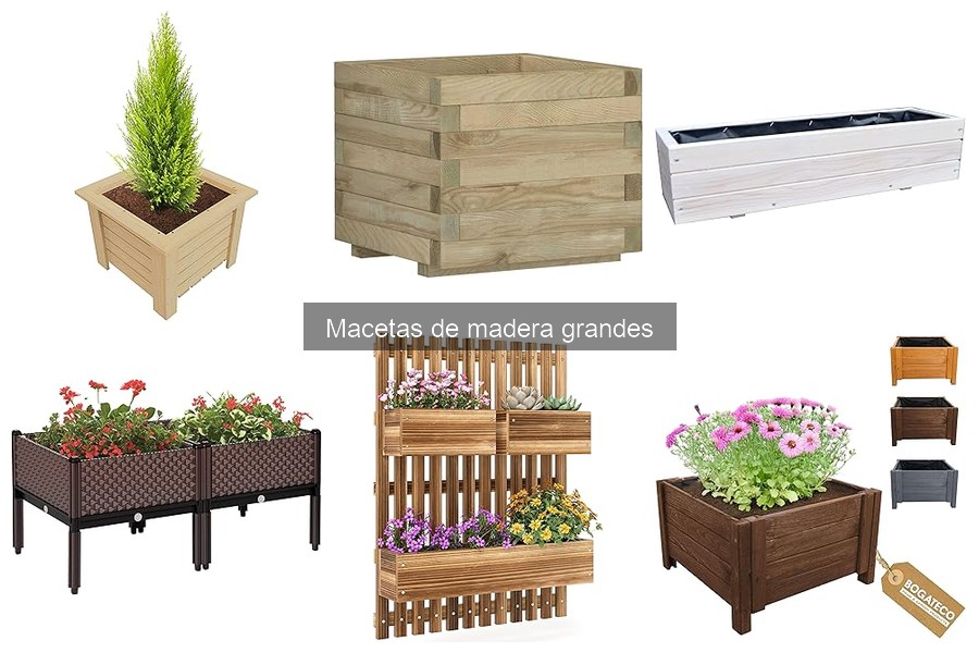 Ventajas y desventajas de las macetas de madera grandes